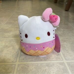 Mini 5” hello kitty icecream squishmallow